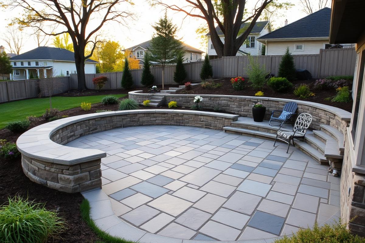 Hardscaping, patios & retaining walls